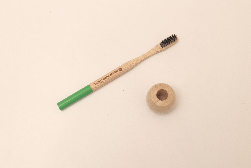 Phoenix Bamboo Brush with Brush holder